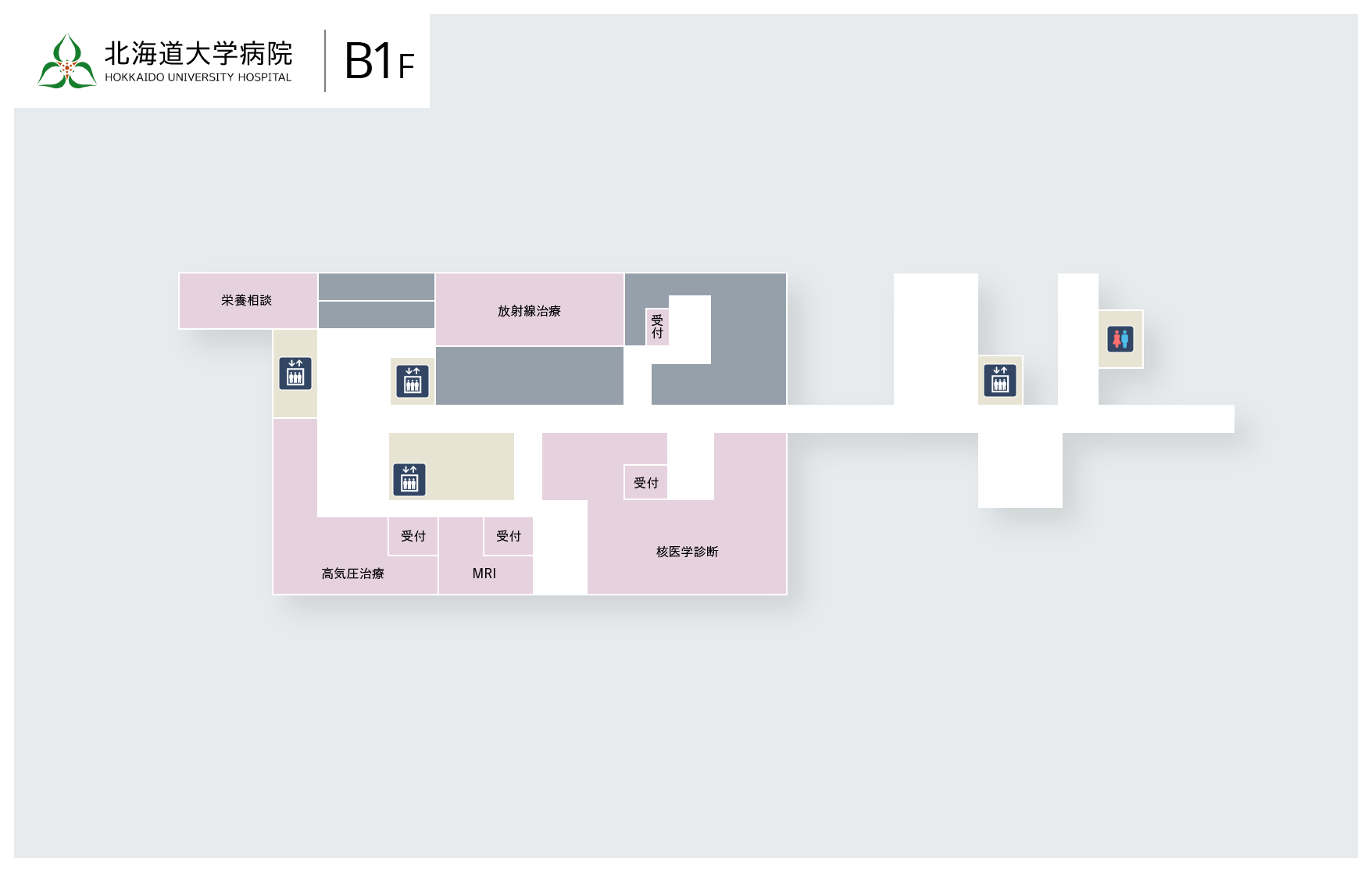 B1Fのマップ